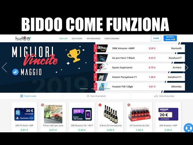 BIDOO COME FUNZIONA