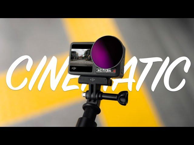 My DJI Osmo Action 4 Cinematic Settings & Workflow!