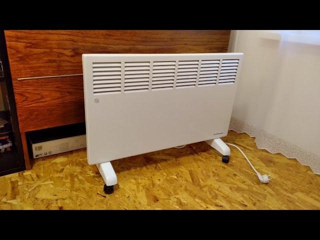 Heating cottages with electricity. Convector Normann ACH-201.