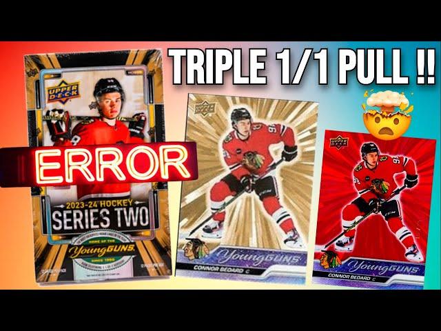 ERROR BOX !! 2023-24 Upper Deck Series 2 Hockey Hobby Box Break !!