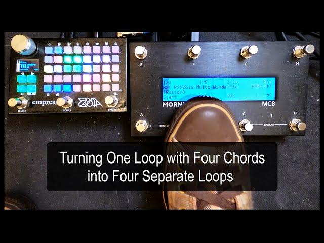 Turning One Loop with Four Chords into Four Separate Loops