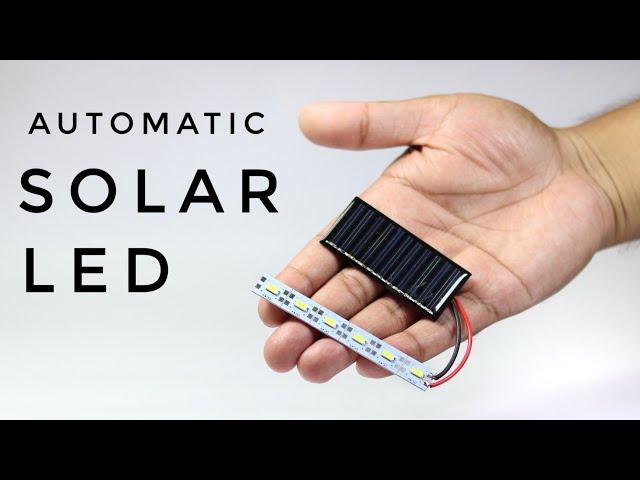 [NEW] How to make solar panel automatic light at home