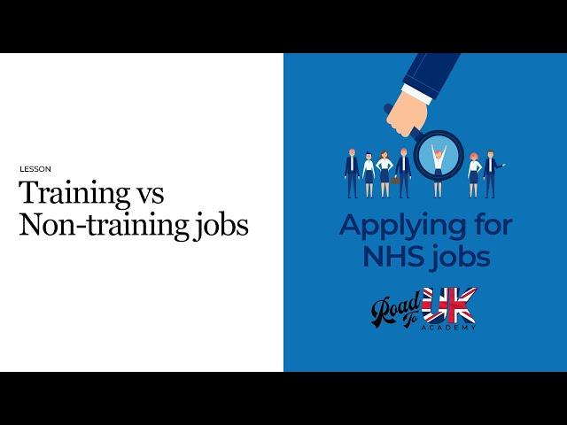 Training vs Non training jobs | Difference in applying for Training & Non Training Job in UK