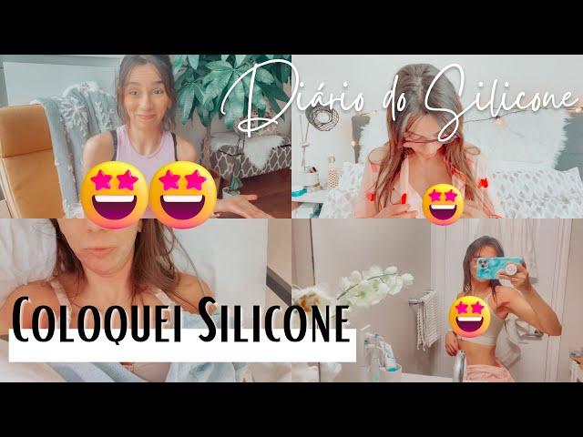 Primeira semana após silicone | Vlog