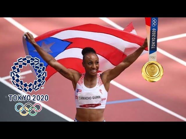 Jasmine Camacho-Quinn Wins Puerto Rico’s First Athletics Gold Medal || Olympics 2020