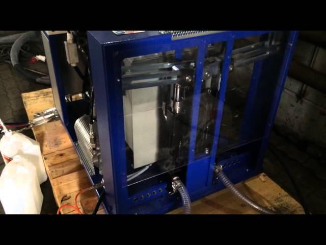 Запуск гидравлической установки для напыления пенополиуретана Isoltec IT/6U (Италия)