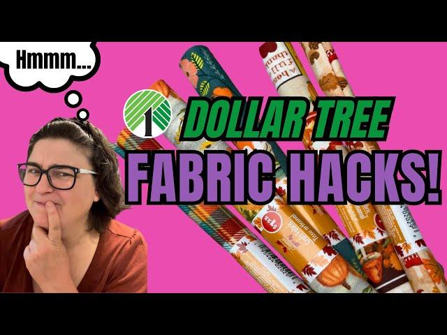 5 Dollar Tree Fabric Hacks You Won't Believe What You Can Make!