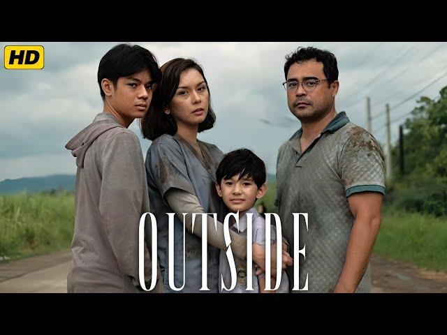 Outside (2024) Movie || Sid Lucero, Beauty Gonzalez, Marco Masa, Aiden Tyler P | Facts and Review