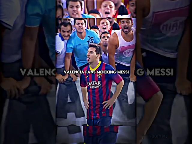 Messi Revenge on Valencia fans  #football #shorts #footballshorts