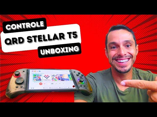 O Controle DEFINITIVO para o Nintendo Switch! QRD Stellar T5