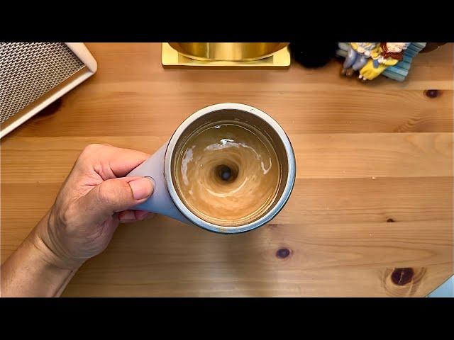 Stirring Cup Machine USB rechargeable Coffee cup Unboxing | ASMr.anson