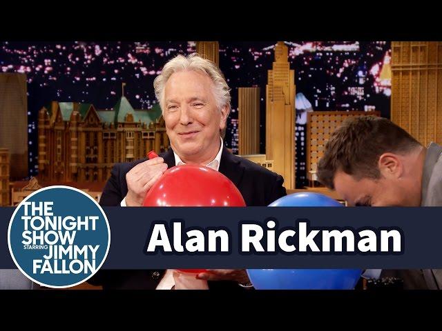 Alan Rickman Takes Jimmy to Task for His Impersonation