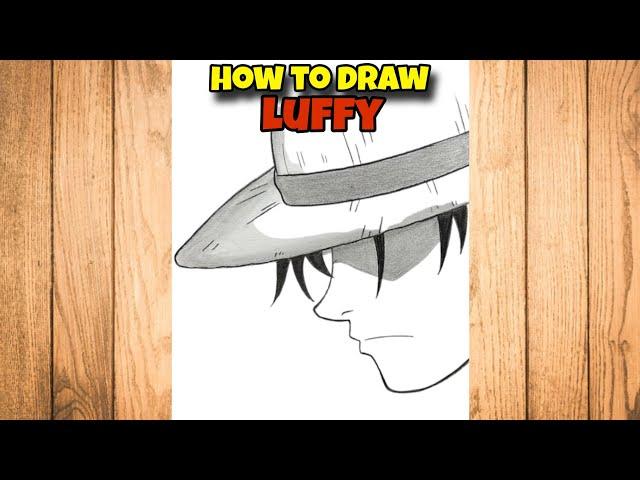 how to draw luffy | How To Draw Monkey D. Luffy Step-By-Step | Easy Anime Drawing | One Piece