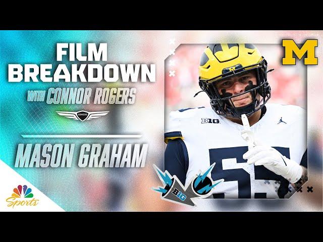 Michigan DT Mason Graham has been a 'game-wrecking presence' | Big Ten Film Breakdown | NBC Sports