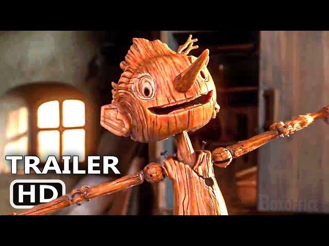 PINOCCHIO Trailer (2022) Guillermo Del Toro, Stop-Motion Animated Movie