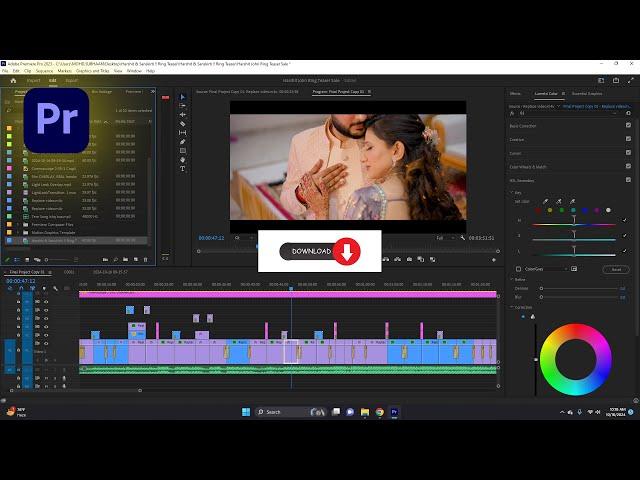 Premiere pro Cinematic Teaser Highlight Project Free Download | Wedding Teaser #free #project