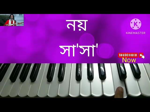 বলবো না গো আর কোনো দিন।। bolbo na go ar kono din।। হারমোনিয়াম লেসন।। বাউল গান।।