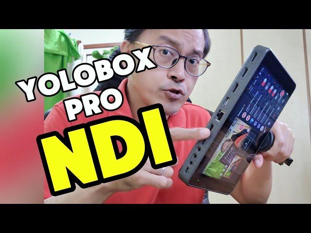 YoloBox Pro NDI Input - Transmit Video Wirelessly from a Camera - Version Update v5.3.0