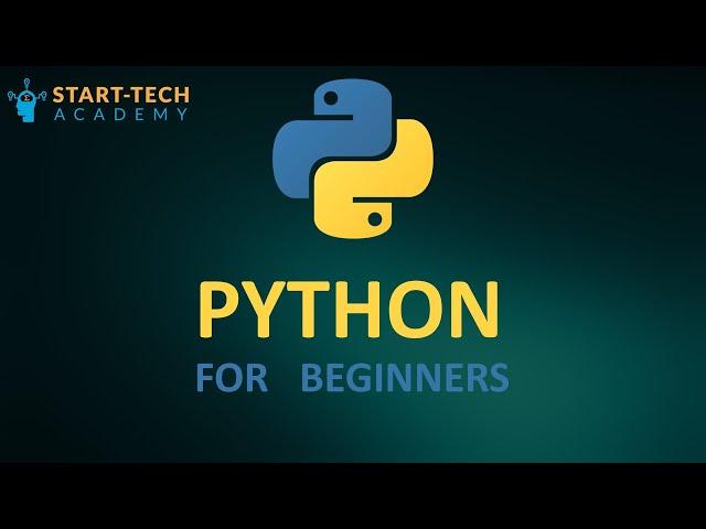 Python crash course for data analytics | Python basics for machine learning | Start-Tech-Academy