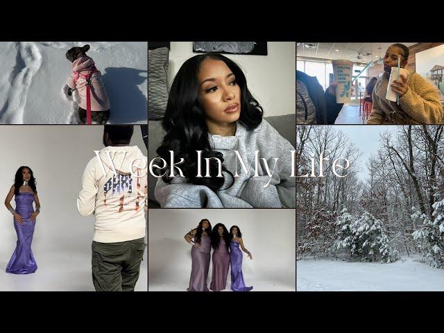 WEEK IN MY LIFE!!! PHOTOSHOOT, SISTER TIME, SNOW DAY & MORE!!!