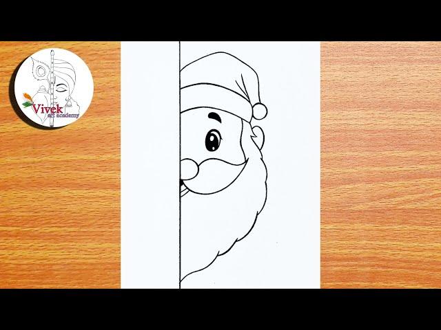 Santa Claus Pencil Drawing | Easy Drawing | Christmas Drawing for Beginners