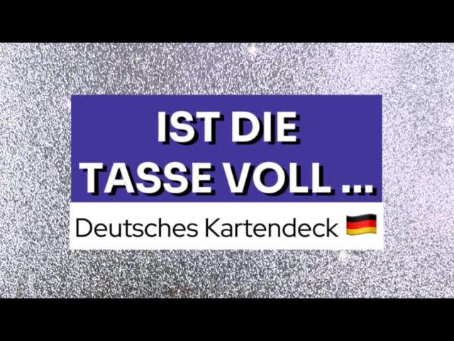 KARTENDECK: Ist die Tasse voll