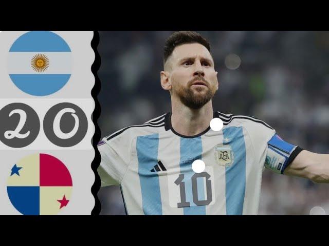 Argentina vs Panama extend highlights 2023