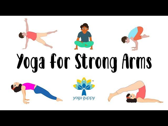 Yoga for Strong Arms for Kids | Improve Posture | Yoga for Children | Yoga Guppy