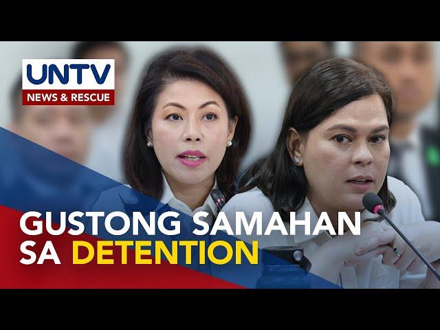 Hiling ni VP Sara na samahan ang kanyang chief of staff sa House detention, hindi pinagbigyan