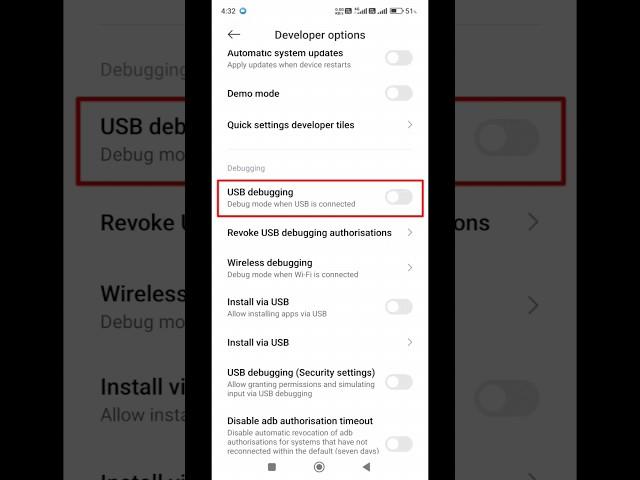 How to connect usb phone otg | usb dabugging in poco #shorts