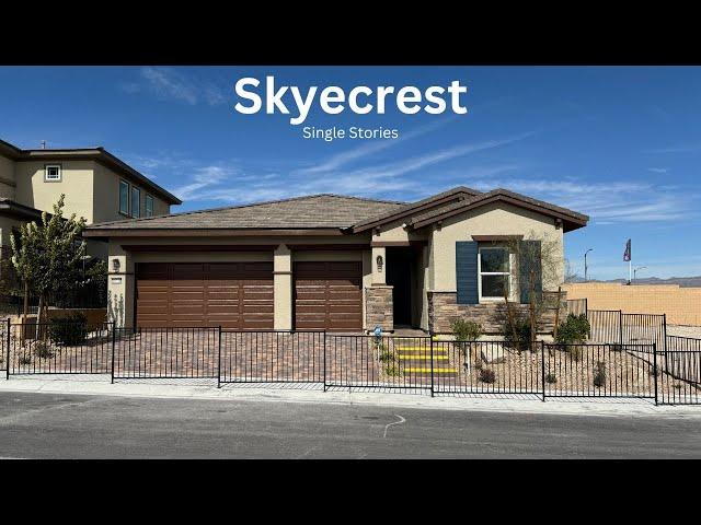 Single Story Homes For Sale Skye Canyon Las Vegas | Skyecrest Century Communities - 2400 Tour $572k+