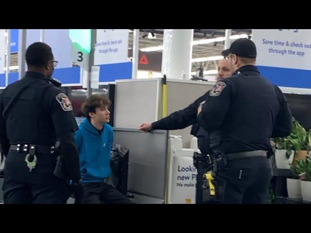 Brenden Gets Arrested Full video! Receipt check prank￼