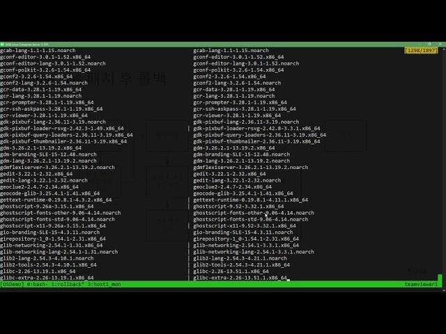 SLES Patch Rollback Demo  | 수세코리아 (SUSE Korea)