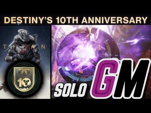 It's Been 10 Years... A Modest Solo Grandmaster Nightfall - The Devil's Lair - Titan