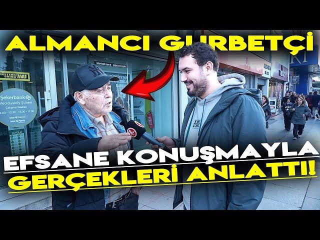 Bildiğiniz Tüm Gurbetçileri Unutun.! TEK TEK GERÇEKLERİ ANLATTI! Efsane Konuşma | Sokak Röportajları