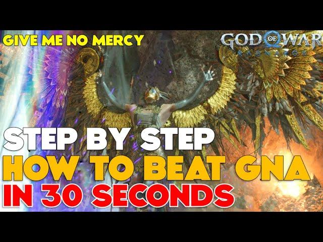 Step by Step Guide - How to Easily Beat Gna in 30sec [GMNM] - God of War Ragnarok