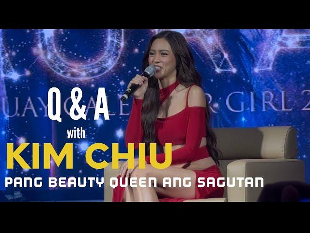 Q & A with Tanduay Calendar Girl 2025 KIM CHIU