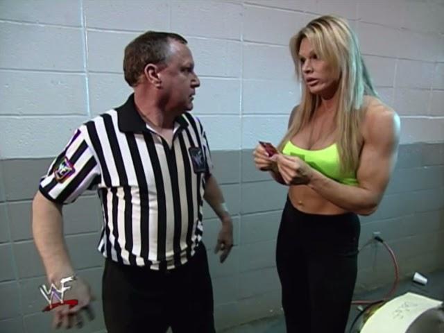 Backstage Segment Earl Hebner and Tori Poch Raw 5/1/2000