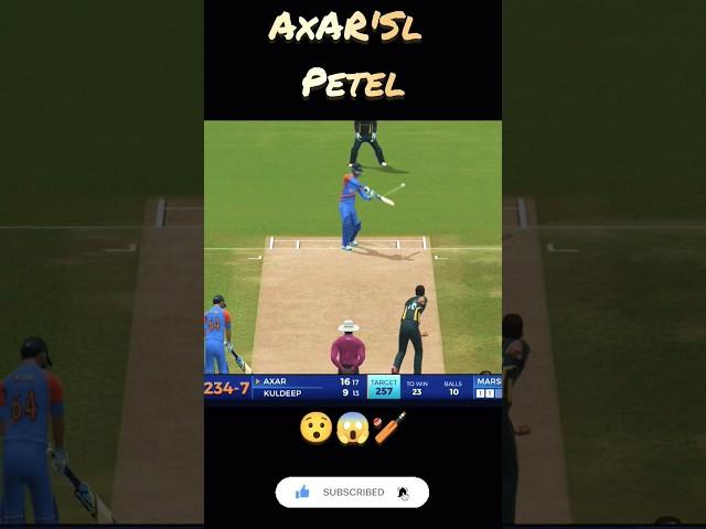 Axar Patel's COURAGEOUS Shot in Real Cricket 24 Ind vs Aus in Real Cricket 24 | rc24 #shorts⁉️