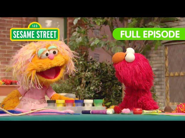 Elmo's Playdate with Zoe and Rocco! | THREE Sesame Street Full Episodes