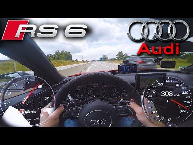 Crazy RS6 Performance on German Autobahn 