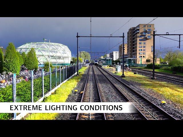 The surreal view of a train driver: Spectacular Views, Hidden Rainbow & Captivating Journey