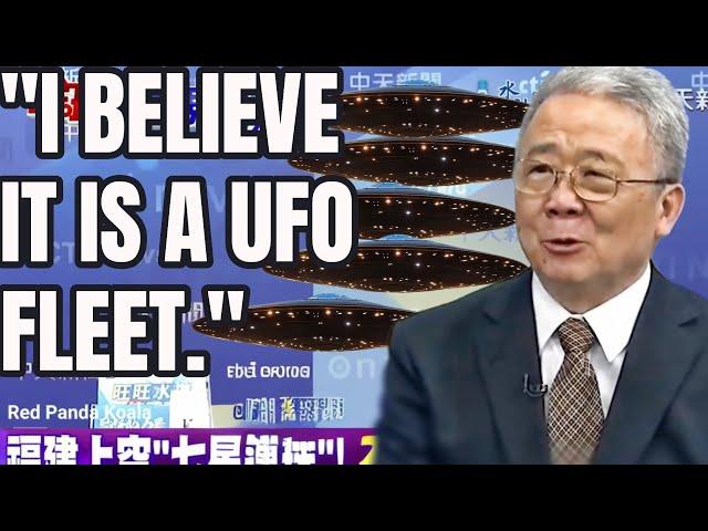 CHINESE GENERAL believes that UFO's seen over weekend are part of a UFO fleet.