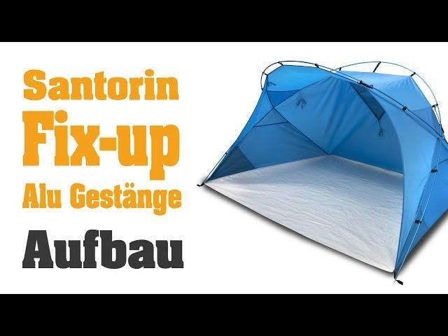 XXL Strandmuschel aufbauen - 3x so schnell dank Fix-up-Gestänge