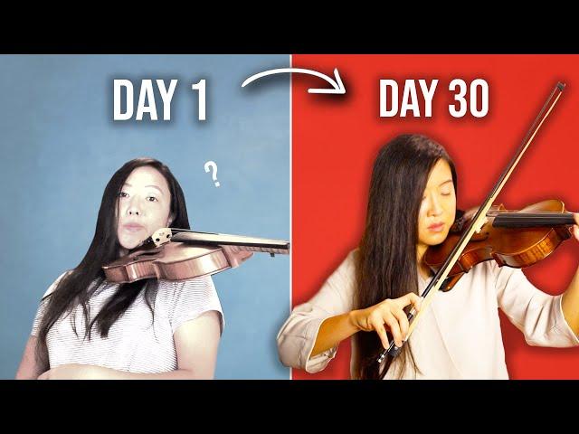 I Tried to Learn the Violin in 30 Days