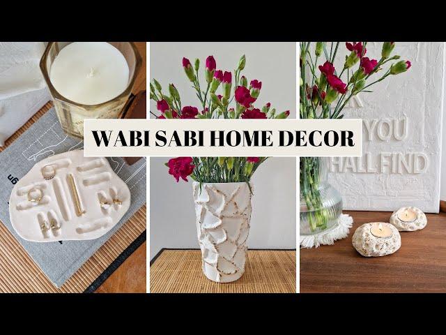 Minimal DIY Home Decor: Air Dry Clay Creations Inspired by Wabi-Sabi