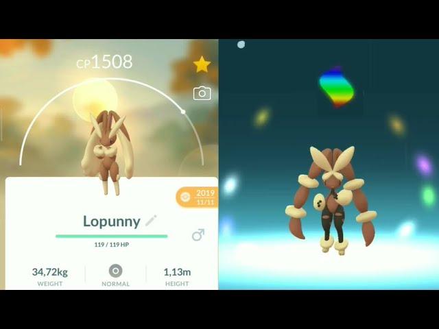 MEGA LOPUNNY EVOLUTION IN POKEMON GO ! TRAINER ARI