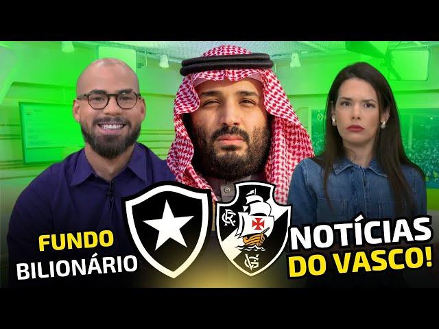 FUNDO BILIONÁRIO FECHANDO COM O VASCO? | PEDROSA RASGA O VERBO E ELOGIA "VASCO VAI TRANQUILO"