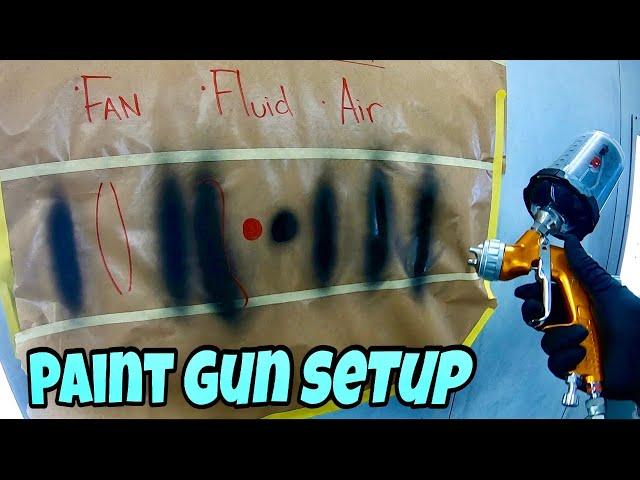 How to Setup your Paint Gun to Spray a Car Guide!