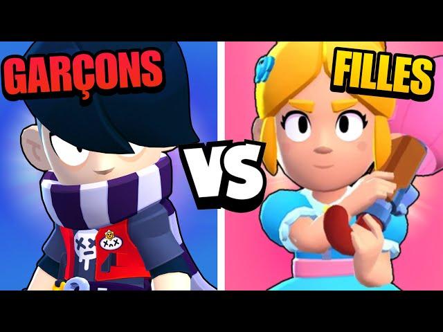 L’AFFRONTEMENT DES BRAWLERS ! (Garçon vs Filles)